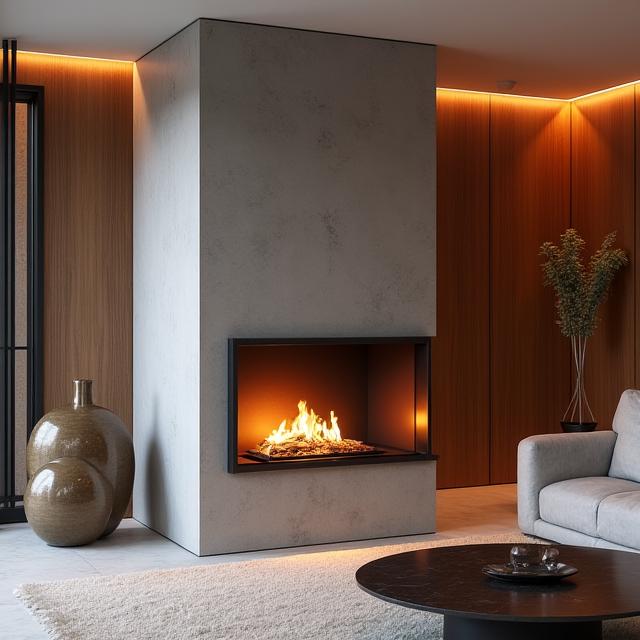 Diseño exclusivo personalizado de chimenea