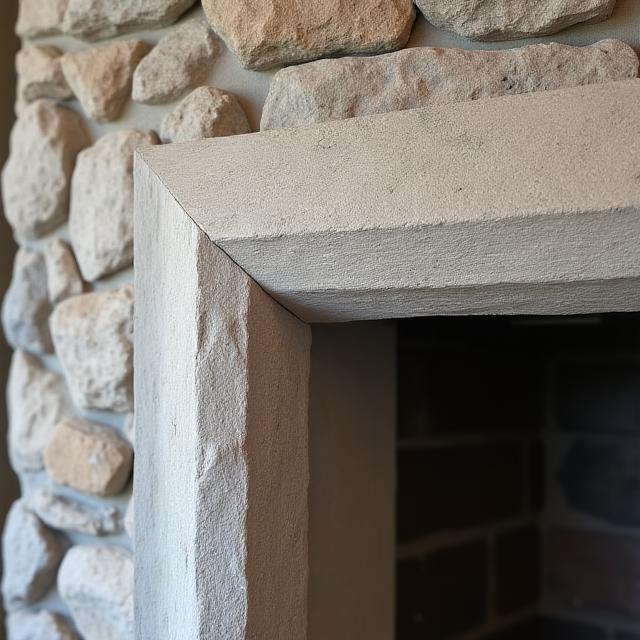 Revestimiento de chimenea en piedra natural